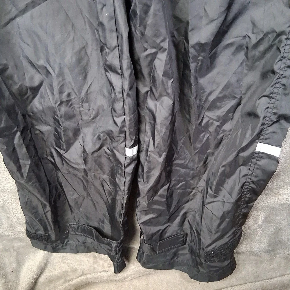 VTG L.L. Bean Women's Medium Windbreaker Pants Track Style Black Made In USA 90s - Picture 3 of 8